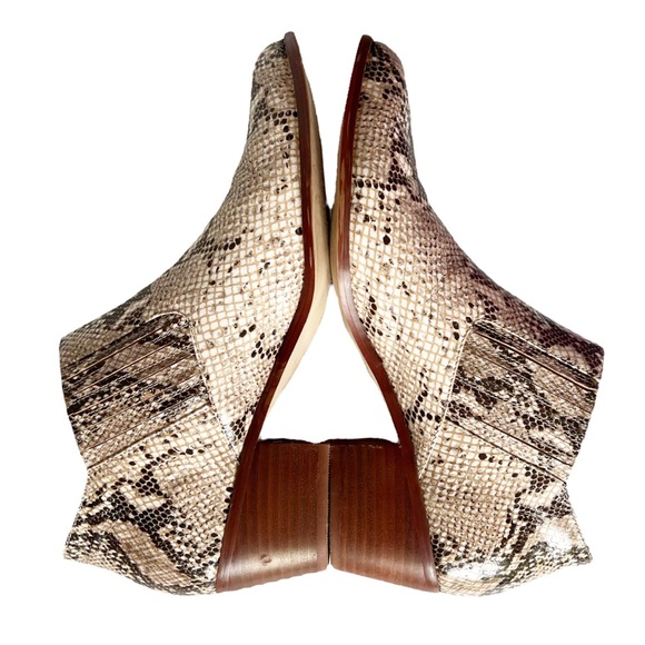 Anthropologie Marion Python Ankle Bootie | 9.5 - Picture 4 of 12